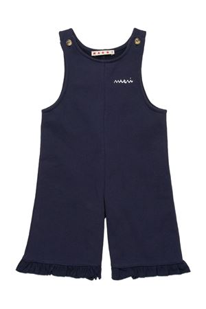 tuta in cotone blu MARNI KIDS | M01524M00V00M857